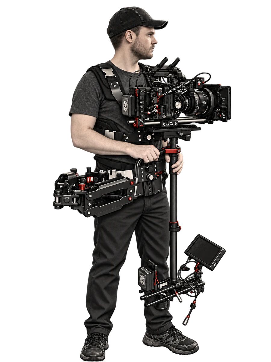 Torben Engel Christensen med steadicam-rig